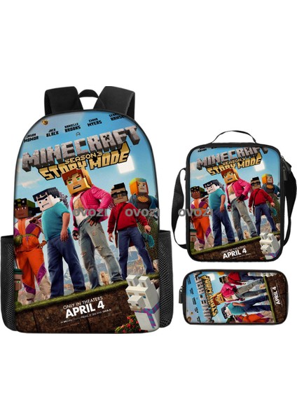 Ovozı Öğrenci Okul Çantası Seti (Yurt Dışından)
