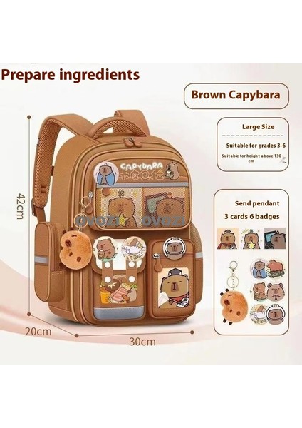 Ovozı Sevimli Karikatür Yük Azaltma Omurga Koruma Öğrenci Okul Çantası Eğlence Omuz Çantası (Yurt Dışından)