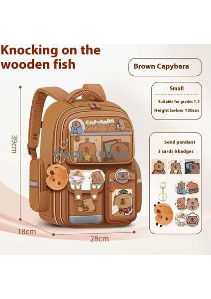 Ovozı Sevimli Karikatür Yük Azaltma Omurga Koruma Öğrenci Okul Çantası Eğlence Omuz Çantası (Yurt Dışından)