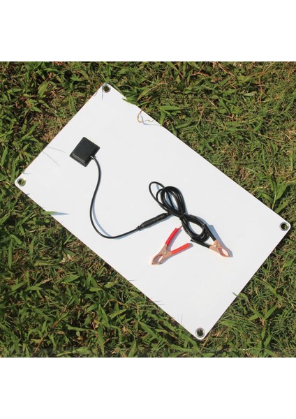 20W 12V Esnek Güneş Panelı Kiti Çift Dc Bağlantı Noktası Açık Kamp Şarj Kiti Araba Rv Tekne Pil Için Cep Telefonu (Yurt Dışından)