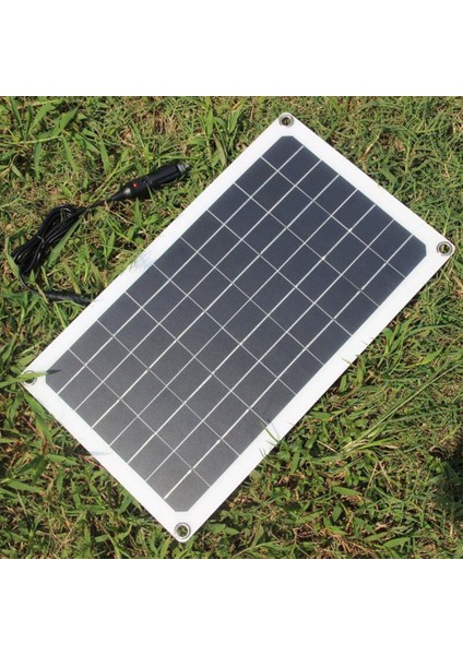 20W 12V Esnek Güneş Panelı Kiti Çift Dc Bağlantı Noktası Açık Kamp Şarj Kiti Araba Rv Tekne Pil Için Cep Telefonu (Yurt Dışından) fiyatları