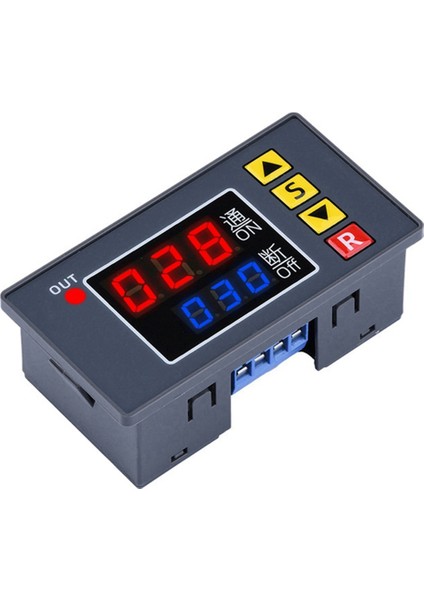 T3231 Programlanabilir Zaman Kontrol Cihazı Dc 12V 240W Çift LED Ekranlı Dijital Röle Zaman Geciktirme Anahtarı (Yurt Dışından)