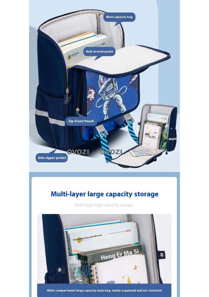 Ovozı Büyük Kapasiteli Karikatür Öğrenci Okul Çantası Günlük Omuz Çantası (Yurt Dışından) fırsatları