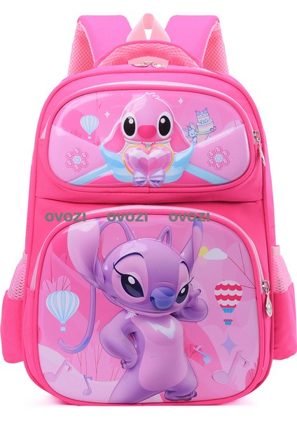 Ovozı Büyük Kapasiteli Karikatür Öğrenci Okul Çantası Günlük Omuz Çantası (Yurt Dışından)