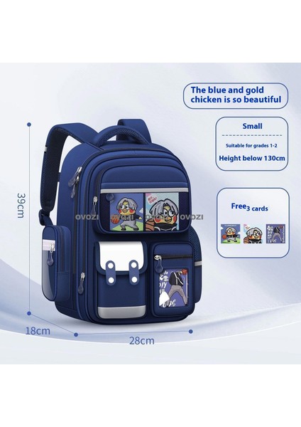 Ovozı Su Geçirmez Yük Azaltma Büyük Kapasiteli Öğrenci Okul Çantası Eğlence Omuz Çantası (Yurt Dışından)