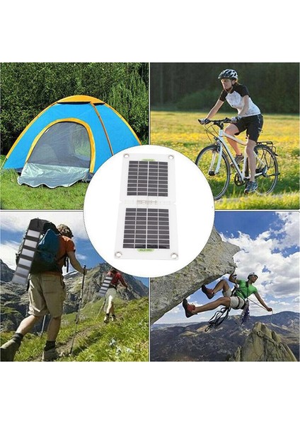30W Güneş Paneli USB Su Geçirmez Açık Hava Yürüyüş Kamp Taşınabilir Katlanır Güneş Enerjili Telefon Şarj Plakası Araba Yat Karavan Için (Yurt Dışından) fırsatları