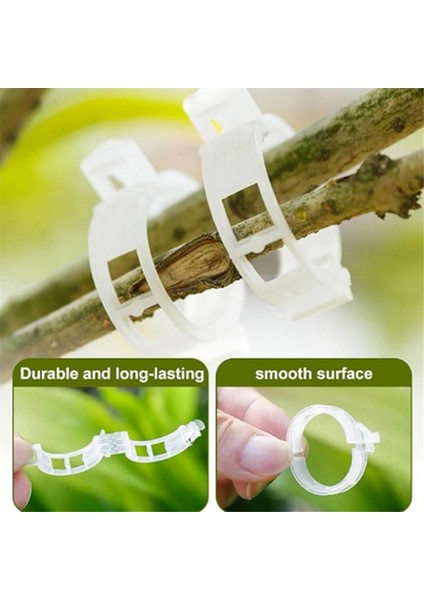 200 Adet Güvenli Plastik Bitki Klipsi, 2024 Yükseltme Bitki Destek Klipsleri, Tırmanma Bitkileri Için Bahçe Klipsleri (Yurt Dışından) indirimleri