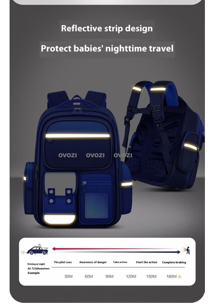 Ovozı Büyük Kapasiteli Yük Azaltma Omurga Koruma Öğrenci Okul Çantası Eğlence Omuz Çantası (Yurt Dışından) fırsatları