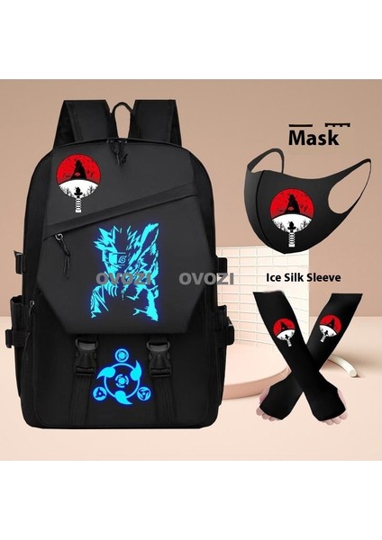 Ovozı Su Geçirmez Yük Azaltma Büyük Kapasiteli Öğrenci Okul Çantası Eğlence Omuz Çantası (Yurt Dışından)