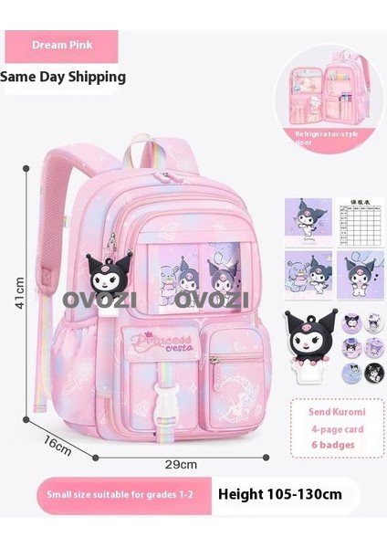 Ovozı Büyük Kapasiteli Öğrenci Okul Çantası Günlük Omuz Çantası (Yurt Dışından)