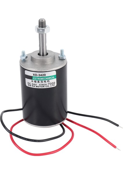 XD-3420 30W Yüksek Hızlı Cw/ccw Kalıcı Mıknatıslı Dc Motor Diy Jeneratör Için (Dc 12V 3000RPM) (Yurt Dışından)