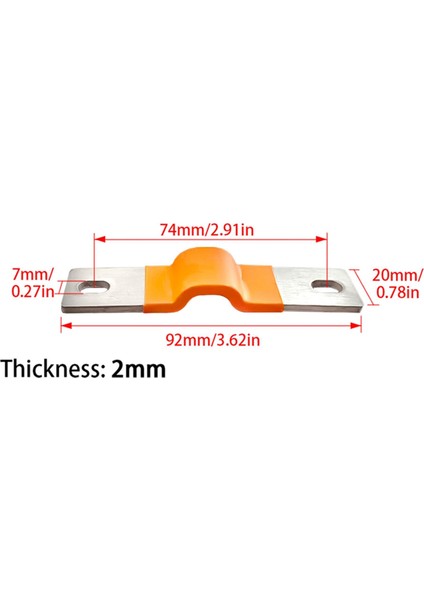 Güneş Enerjisi ve Derin Döngü Pil Için 8 Adet Yüksek Dereceli Nikel Kaplama Bakır Alar (Yurt Dışından) fırsatları