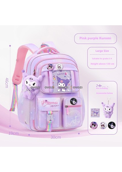 Ovozı Büyük Kapasiteli Öğrenci Okul Çantası Günlük Omuz Çantası (Yurt Dışından)