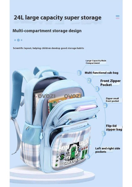 Ovozı Öğrenci Okul Çantası Seti Günlük Omuz Çantası (Yurt Dışından) fırsatları