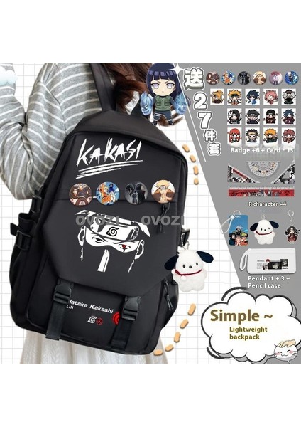 Ovozı Öğrenci Okul Çantası Seti Günlük Omuz Çantası (Yurt Dışından)