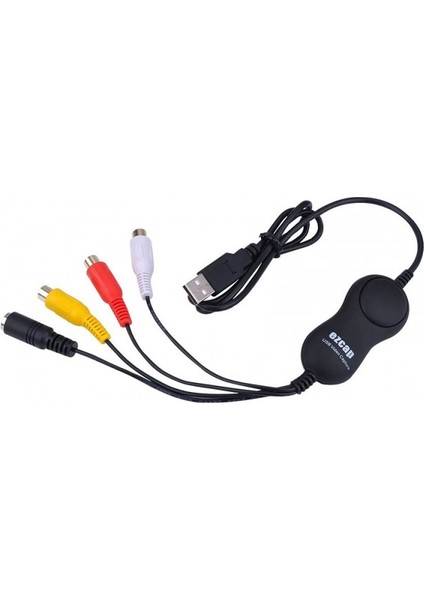 USB 2.0 Video Capture Kart Eski Video Kasetlerini Pc Ye Aktarma Aparatı