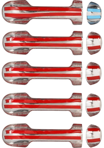 Ford Connect Uyumlu 2009-2014 Krom Kapı Kolu 5 Kapı Paslanmaz Çelik indirimleri