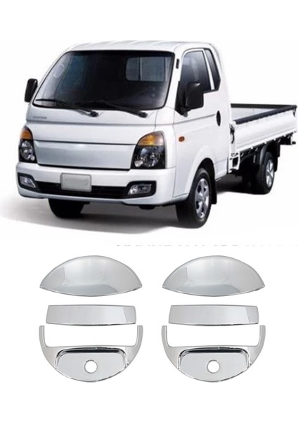 Hyundai H100 Uyumlu 2004 ve Üzeri Kapı Kolu 6 Parça Abs Krom Kaplama fiyatları