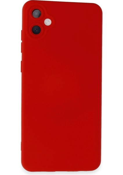 Samsung Galaxy A05 Kılıf Nano Içi Kadife Silikon - Kırmızı Arbkd