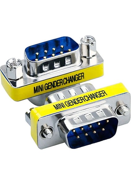 RS232 Erkek Erkek Çevirici Db9 RS232 Erkek Erkek Com Çevirici Dönüştürücü