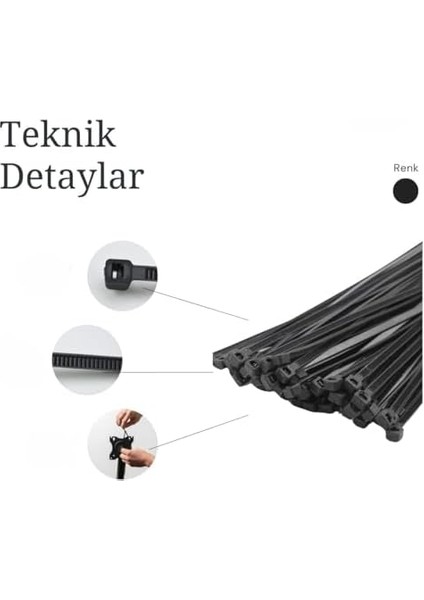 Home 100 Adet Kablo Bağı Seti, Amerikan Kelepçesi, Cırt Elektrik Kablo Bağı, Dayanıklı ve Çok Yönlü Kullanım Için Ideal, Organizasyon ve Düzenleme (Siyah, 3.6X300MM) modelleri