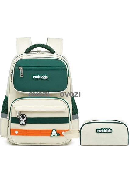 Ovozı Günlük Omuz Çantası Öğrenci Okul Çantası Seti (Yurt Dışından)