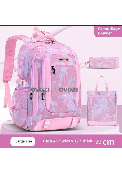 Ovozı Günlük Omuz Çantası Öğrenci Okul Çantası Seti (Yurt Dışından)