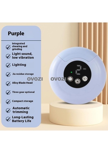 Ovozı Elektrikli Tırnak Makası Çok Fonksiyonlu Tırnak Bileyici (Yurt Dışından)