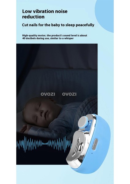 Ovozı Elektrikli Tırnak Makası Çok Fonksiyonlu Tırnak Bileyici (Yurt Dışından)