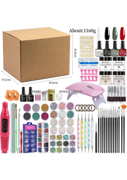 Ovozı Yapay Tırnak Manikür Seti (Yurt Dışından)