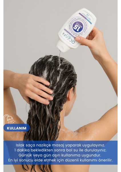 Şampuan 15 Aktifli Saç Dökülmesine ve Kırılmasına Karşı Şampuan 300 ml indirimleri