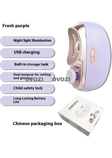 Ovozı Elektrikli Tırnak Makası Çok Fonksiyonlu Tırnak Bileyici (Yurt Dışından)