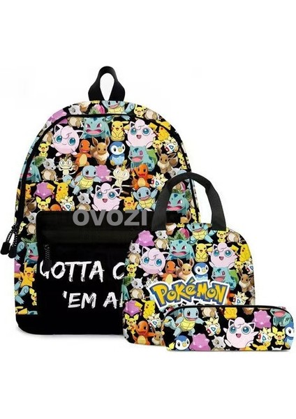 Ovozı Öğrenci Okul Çantası Seti (Yurt Dışından)