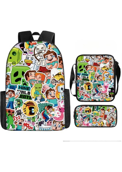 Ovozı Öğrenci Okul Çantası Seti (Yurt Dışından)