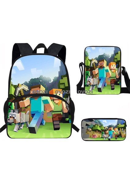 Ovozı Öğrenci Okul Çantası Seti (Yurt Dışından)