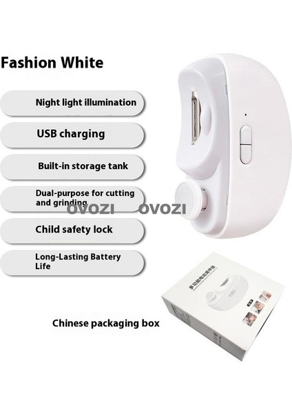 Ovozı Elektrikli Tırnak Makası Çok Fonksiyonlu Tırnak Bileyici (Yurt Dışından)