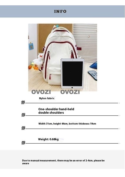 Ovozı Günlük Omuz Çantası Öğrenci Okul Çantası (Yurt Dışından) fiyatları