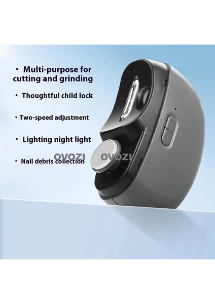 Ovozı Elektrikli Tırnak Makası Çok Fonksiyonlu Tırnak Bileyici (Yurt Dışından)