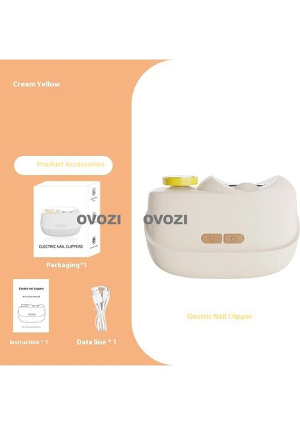 Ovozı Elektrikli Tırnak Makası Çok Fonksiyonlu Tırnak Bileyici (Yurt Dışından)