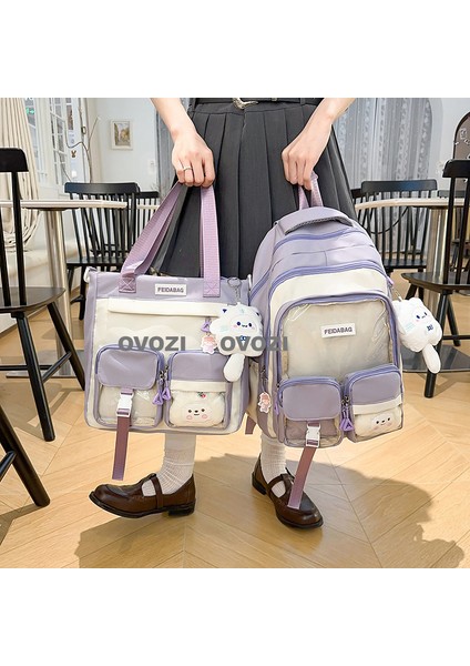 Ovozı Öğrenci Okul Çantası Seti (Yurt Dışından)