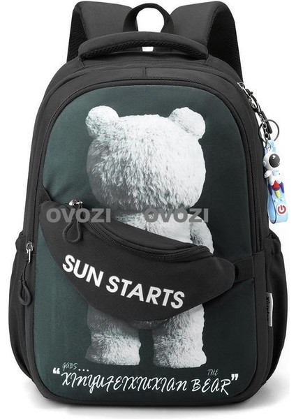 Ovozı Büyük Kapasiteli Öğrenci Okul Çantası Eğlence Seyahat Omuz Çantası (Yurt Dışından)