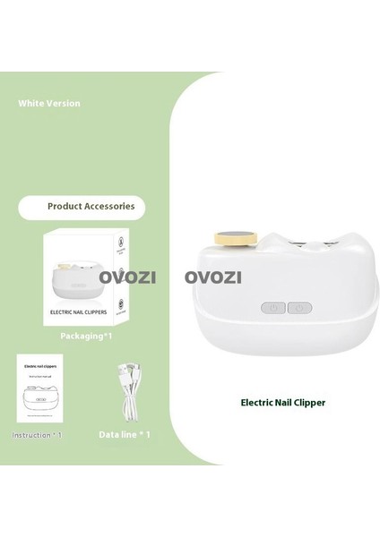 Ovozı Elektrikli Tırnak Makası Çok Fonksiyonlu Tırnak Bileyici (Yurt Dışından)