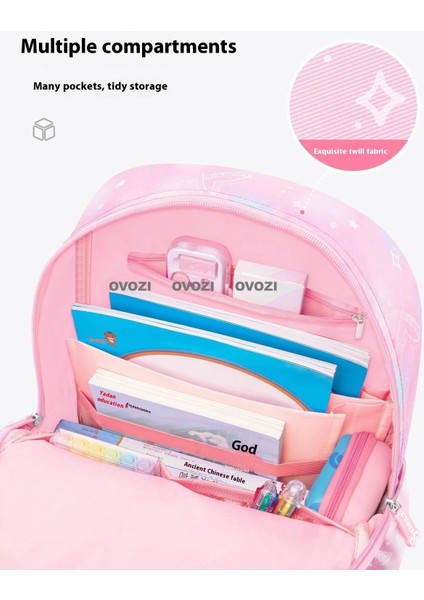 Ovozı Karikatür Öğrenci Okul Çantası Büyük Kapasiteli Günlük Omuz Çantası (Yurt Dışından) fırsatları