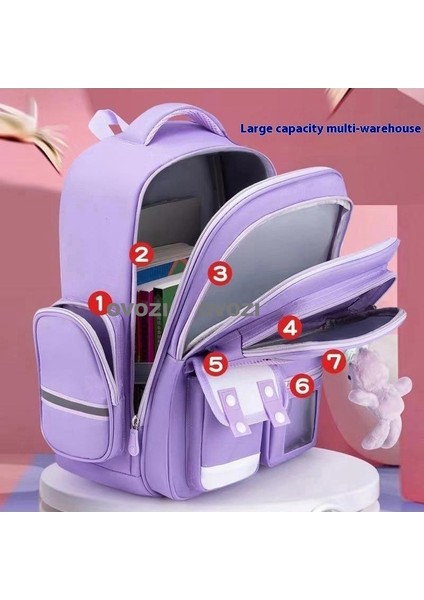 Ovozı Su Geçirmez Yük Azaltma Büyük Kapasiteli Öğrenci Okul Çantası Eğlence Omuz Çantası (Yurt Dışından) modelleri