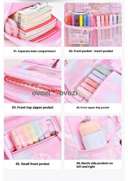 Ovozı Büyük Kapasiteli Öğrenci Okul Çantası Günlük Omuz Çantası (Yurt Dışından) indirimleri