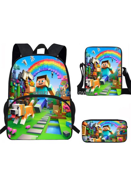Ovozı Öğrenci Okul Çantası Seti (Yurt Dışından)