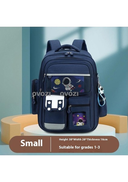 Ovozı Büyük Kapasiteli Karikatür Öğrenci Okul Çantası Günlük Omuz Çantası (Yurt Dışından)