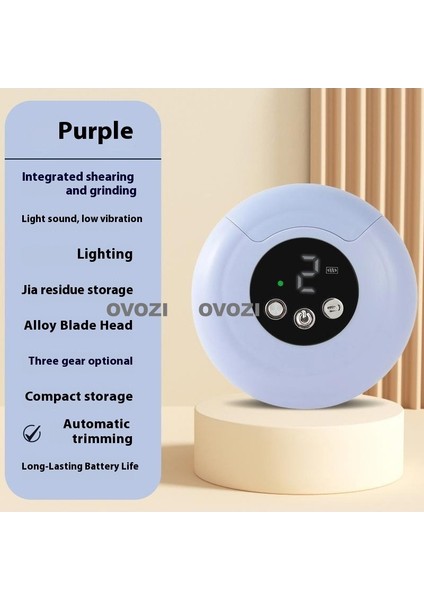 Ovozı Elektrikli Tırnak Makası Çok Fonksiyonlu Tırnak Bileyici (Yurt Dışından)