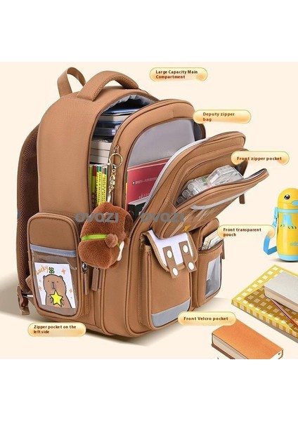 Ovozı Büyük Kapasiteli Yük Azaltma Omurga Koruma Öğrenci Okul Çantası Eğlence Omuz Çantası (Yurt Dışından) fiyatları