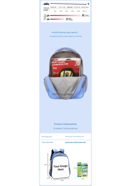 Ovozı Büyük Kapasiteli Yük Azaltma Omurga Koruma Öğrenci Okul Çantası Eğlence Omuz Çantası (Yurt Dışından) fiyatları